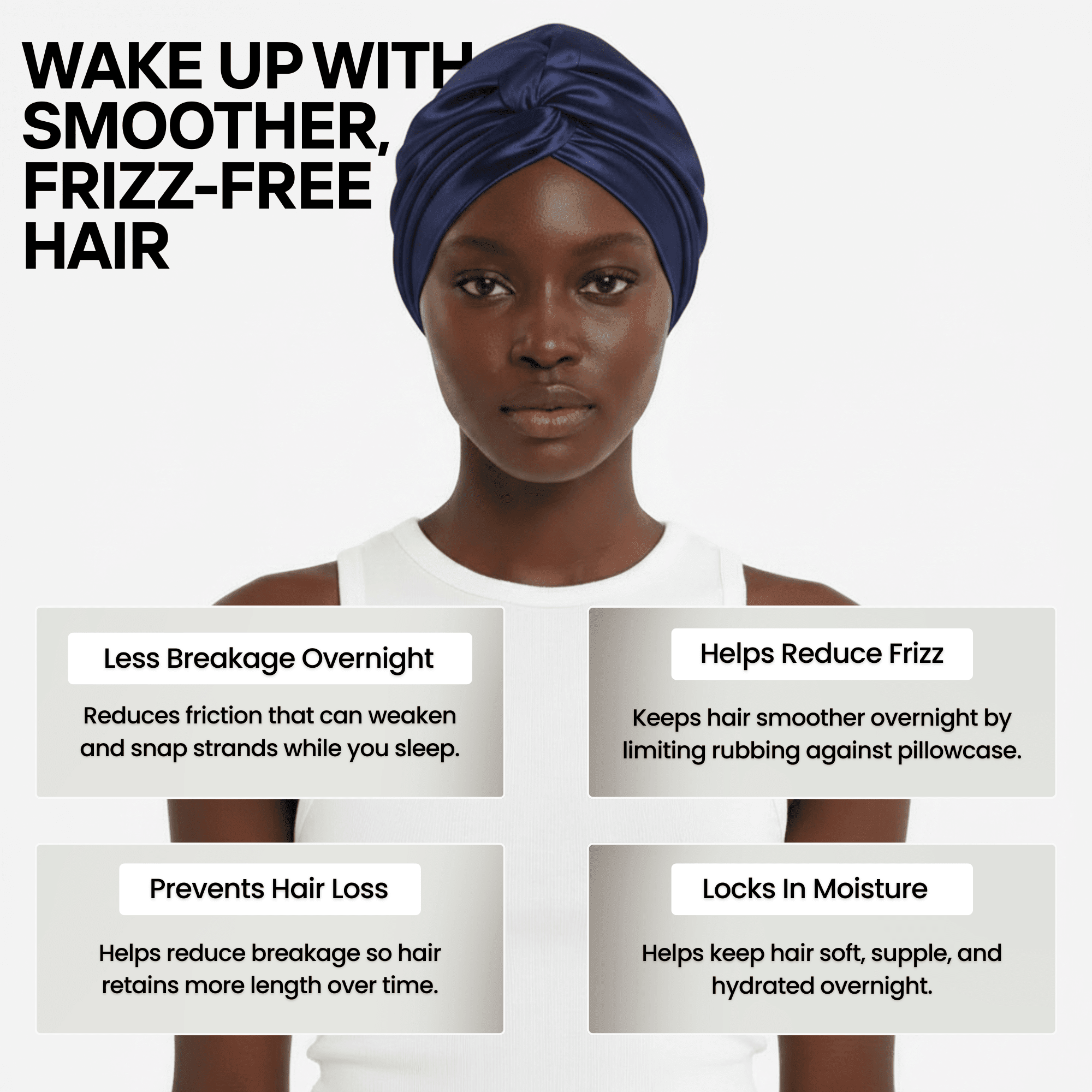 Does a Silk Bonnet Help With Frizz? The Truth for Smoother Hair - THE SILK BONNET®